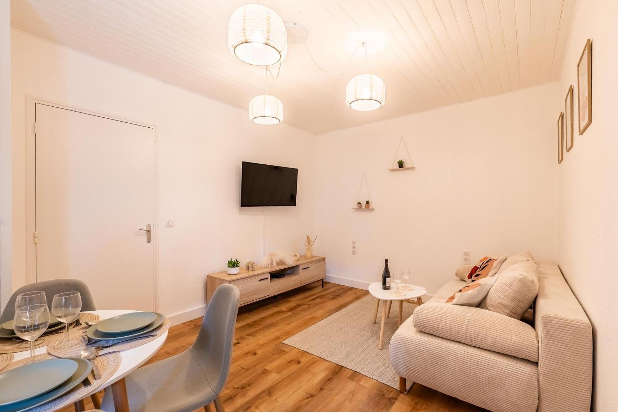 Apartment T2 Climatise Proche De Montpellier Avec Parking Public !